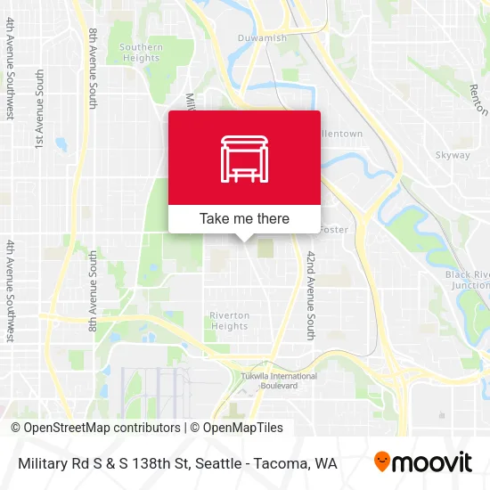Military Rd S & S 138th St map