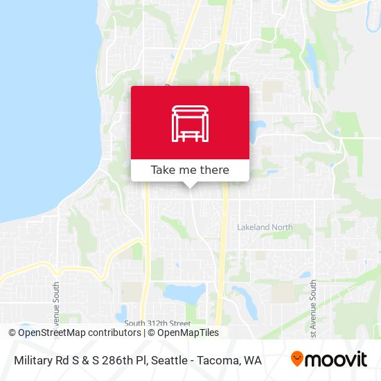 Mapa de Military Rd S & S 286th Pl