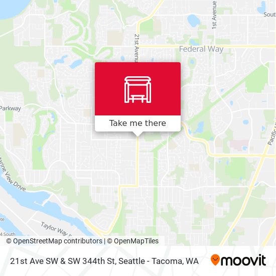 Mapa de 21st Ave SW & SW 344th St