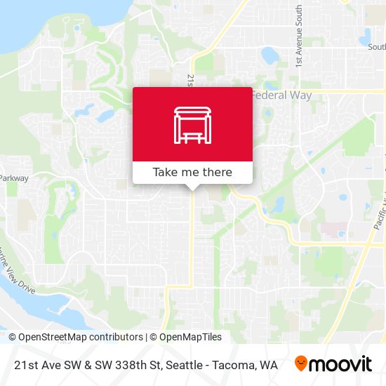 21st Ave SW & SW 338th St map