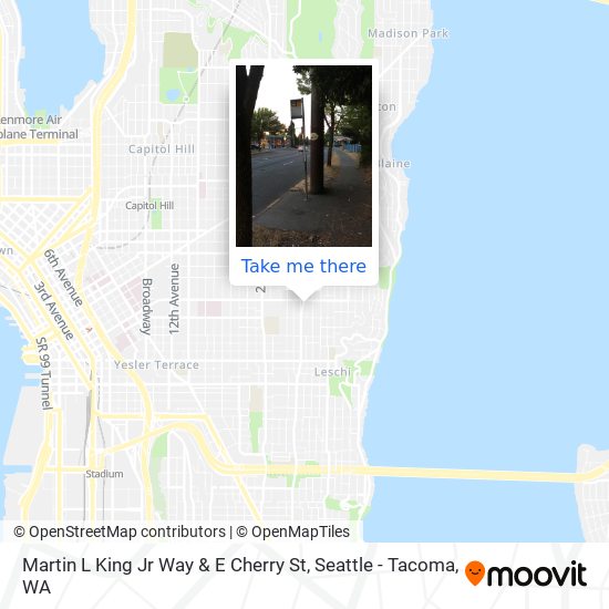 Mapa de Martin L King Jr Way & E Cherry St