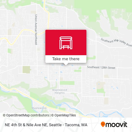 NE 4th St & Nile Ave NE map