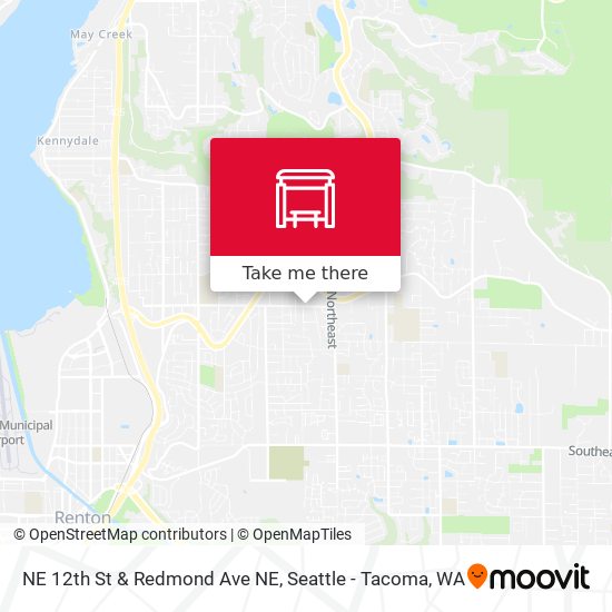 Mapa de NE 12th St & Redmond Ave NE