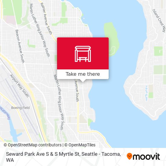 Mapa de Seward Park Ave S & S Myrtle St