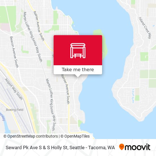 Seward Pk Ave S & S Holly St map