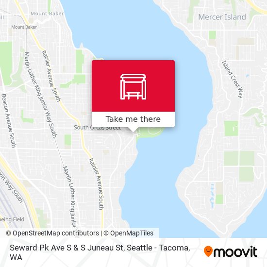 Seward Pk Ave S & S Juneau St map