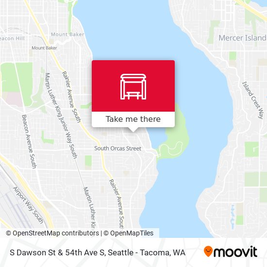 Mapa de S Dawson St & 54th Ave S