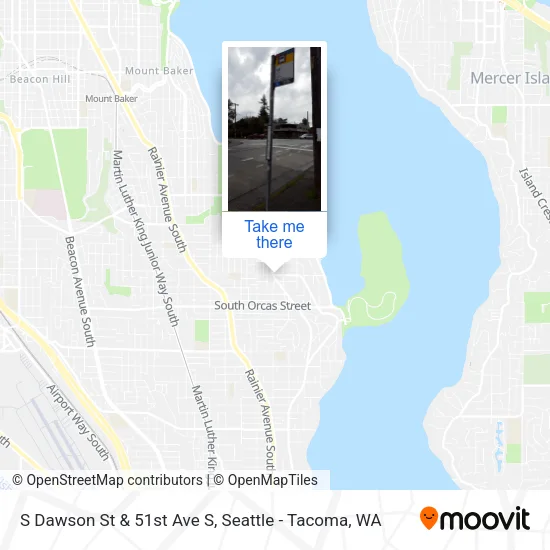 S Dawson St & 51st Ave S map