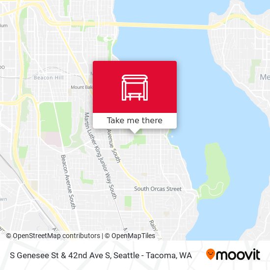 S Genesee St & 42nd Ave S map