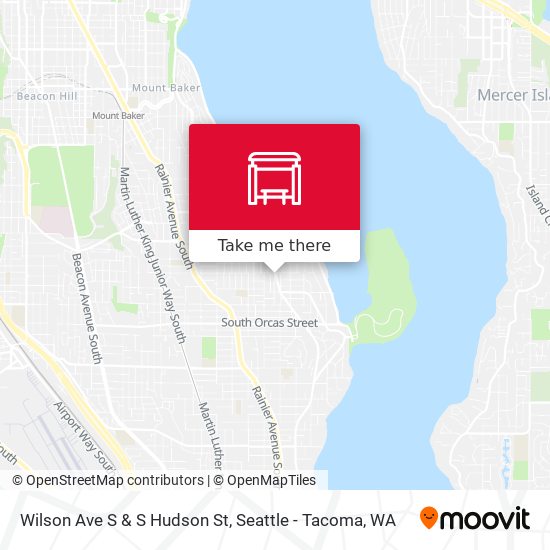 Wilson Ave S & S Hudson St map