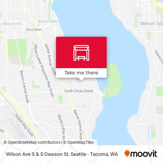 Mapa de Wilson Ave S & S Dawson St