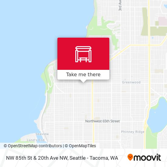 Mapa de NW 85th St & 20th Ave NW