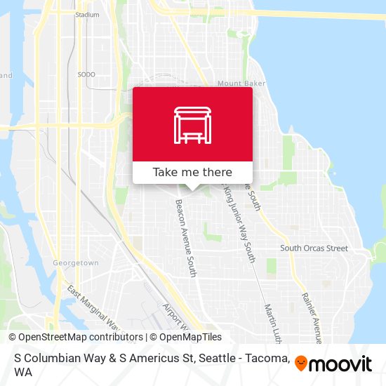 Mapa de S Columbian Way & S Americus St