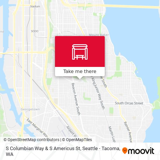 Mapa de S Columbian Way & S Americus St