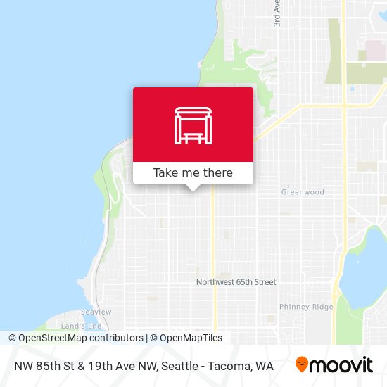 NW 85th St & 19th Ave NW map