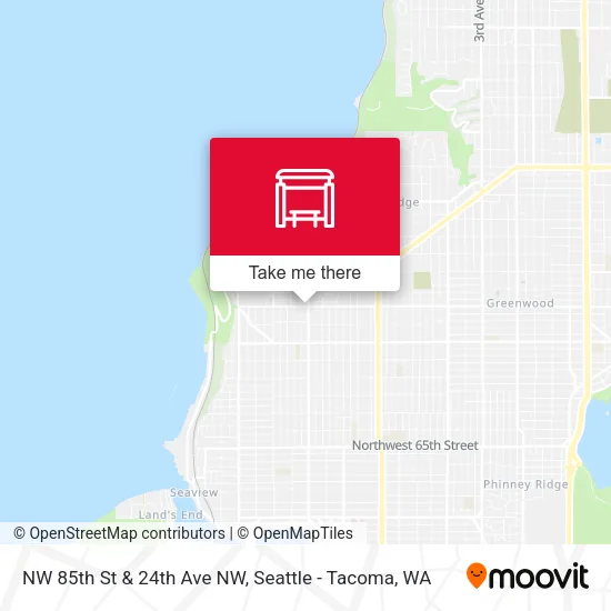 Mapa de NW 85th St & 24th Ave NW