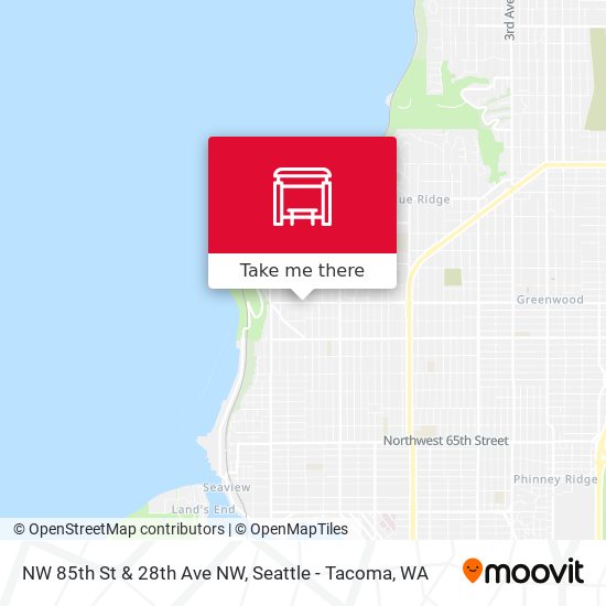 Mapa de NW 85th St & 28th Ave NW