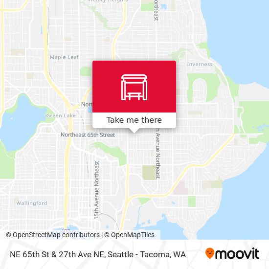 Mapa de NE 65th St & 27th Ave NE