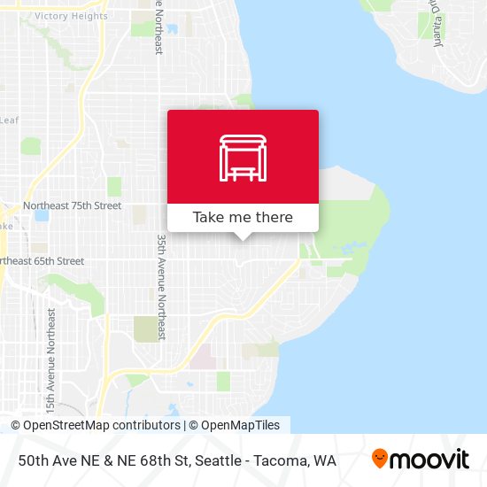 50th Ave NE & NE 68th St map