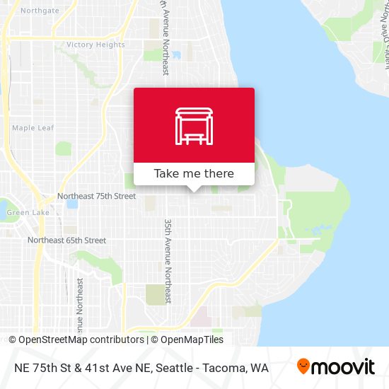 Mapa de NE 75th St & 41st Ave NE