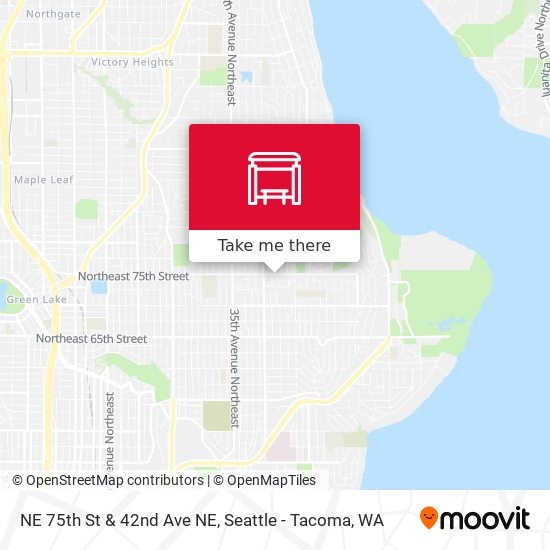 Mapa de NE 75th St & 42nd Ave NE