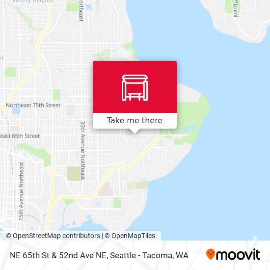 NE 65th St & 52nd Ave NE map