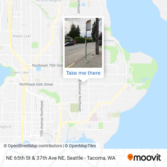 Mapa de NE 65th St & 37th Ave NE