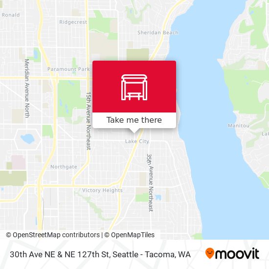 Mapa de 30th Ave NE & NE 127th St