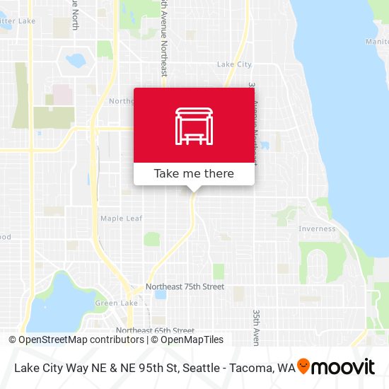 Mapa de Lake City Way NE & NE 95th St