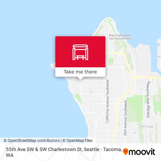 Mapa de 55th Ave SW & SW Charlestown St