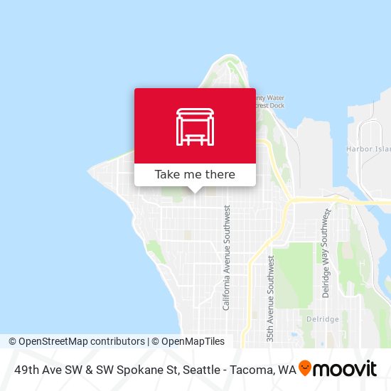 Mapa de 49th Ave SW & SW Spokane St