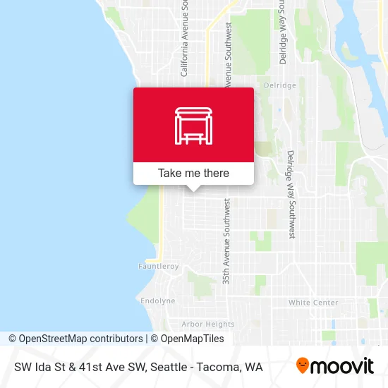 SW Ida St & 41st Ave SW map