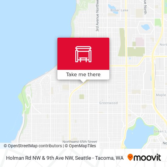 Holman Rd NW & 9th Ave NW map