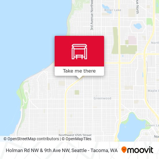 Holman Rd NW & 9th Ave NW map