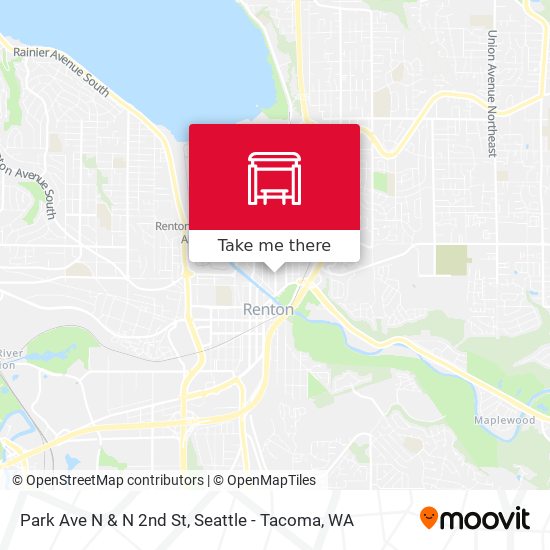 Mapa de Park Ave N & N 2nd St
