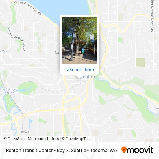 Mapa de Renton Transit Center - Bay 7