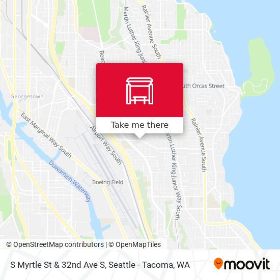 Mapa de S Myrtle St & 32nd Ave S