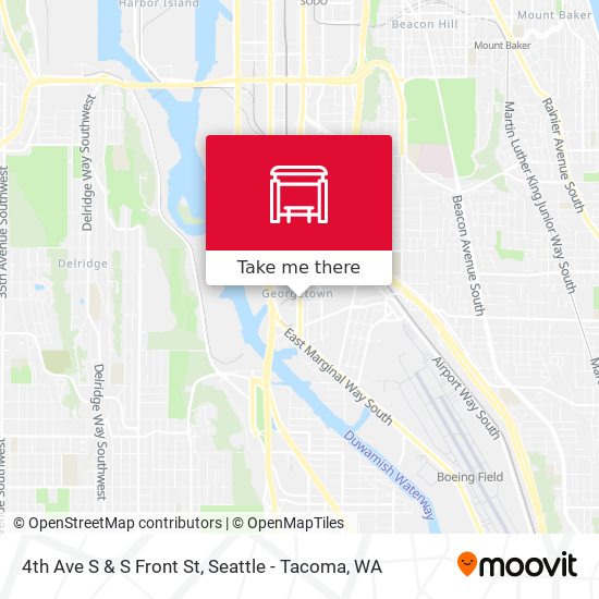 4th Ave S & S Front St map