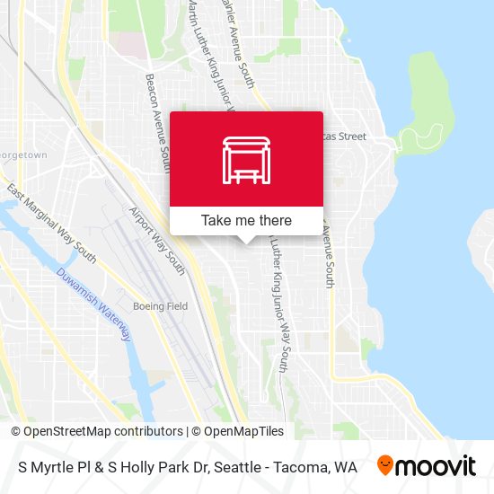 Mapa de S Myrtle Pl & S Holly Park Dr