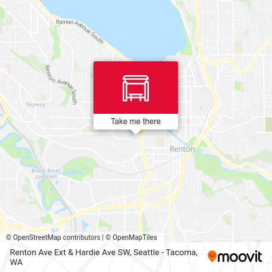 Renton Ave Ext & Hardie Ave SW map