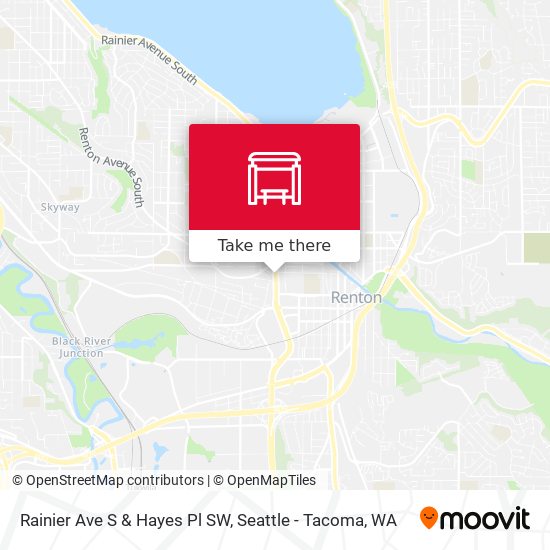 Mapa de Rainier Ave S & Hayes Pl SW