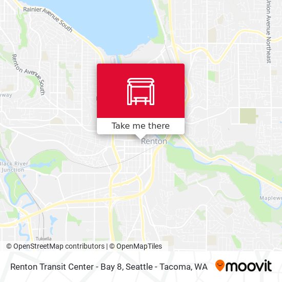 Mapa de Renton Transit Center - Bay 8