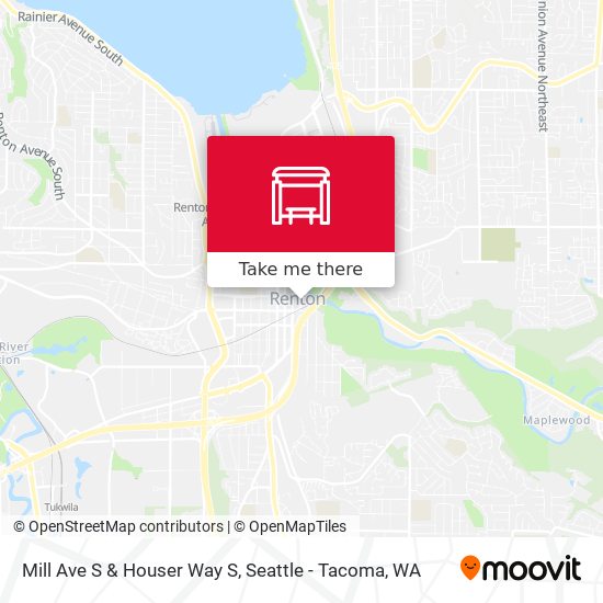 Mapa de Mill Ave S & Houser Way S