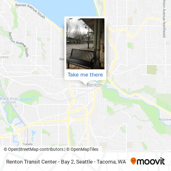 Mapa de Renton Transit Center - Bay 2