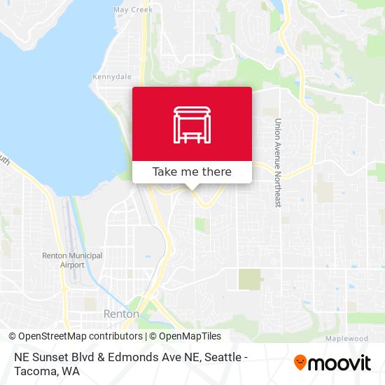 NE Sunset Blvd & Edmonds Ave NE map