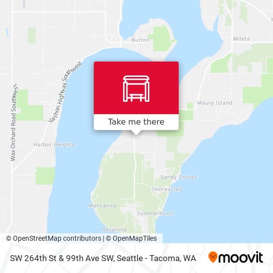 SW 264th St & 99th Ave SW map