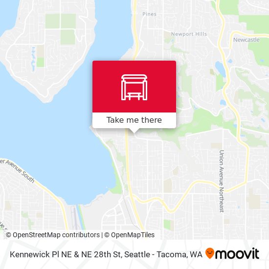 Kennewick Pl NE & NE 28th St map