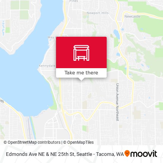 Mapa de Edmonds Ave NE & NE 25th St