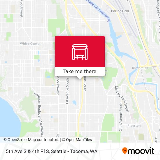 5th Ave S & 4th Pl S map