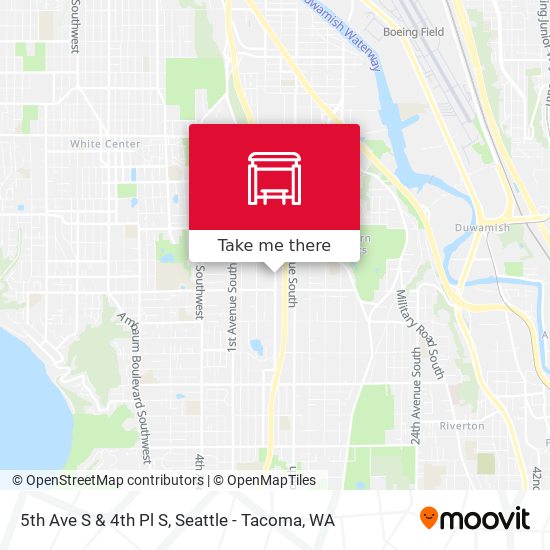 5th Ave S & 4th Pl S map